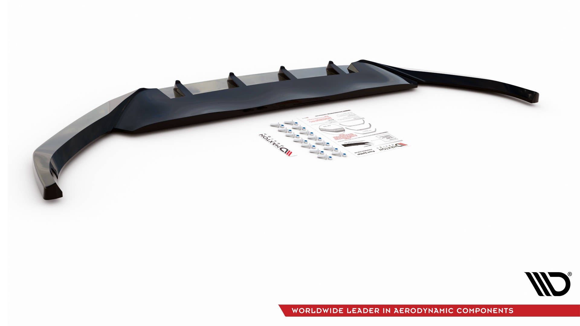 Front Ansatz V.2 für Volkswagen Passat B8 Facelift schwarz Hochglanz