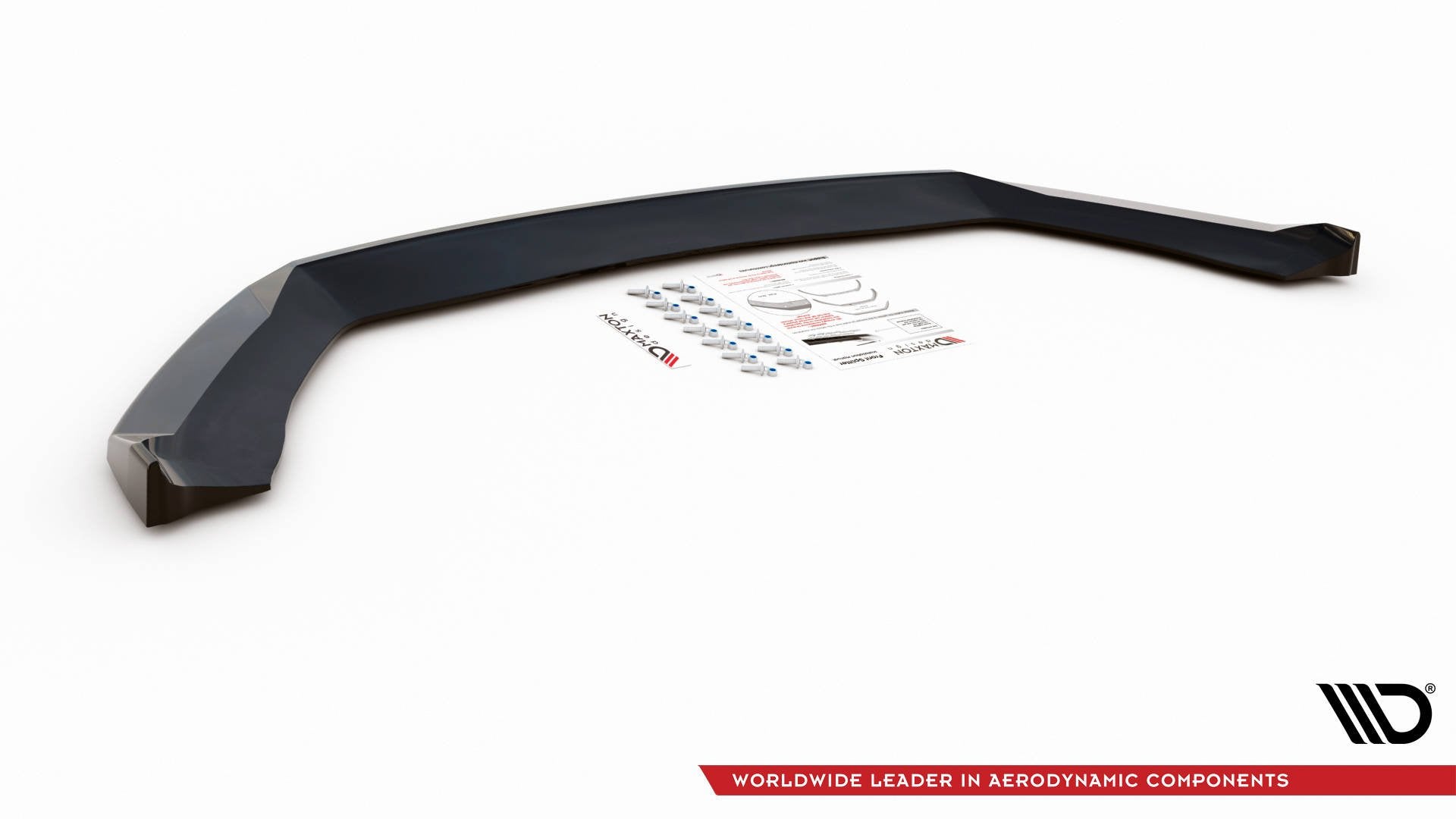 Front Ansatz V.7 für Seat Leon Cupra / FR Mk3 FL schwarz Hochglanz
