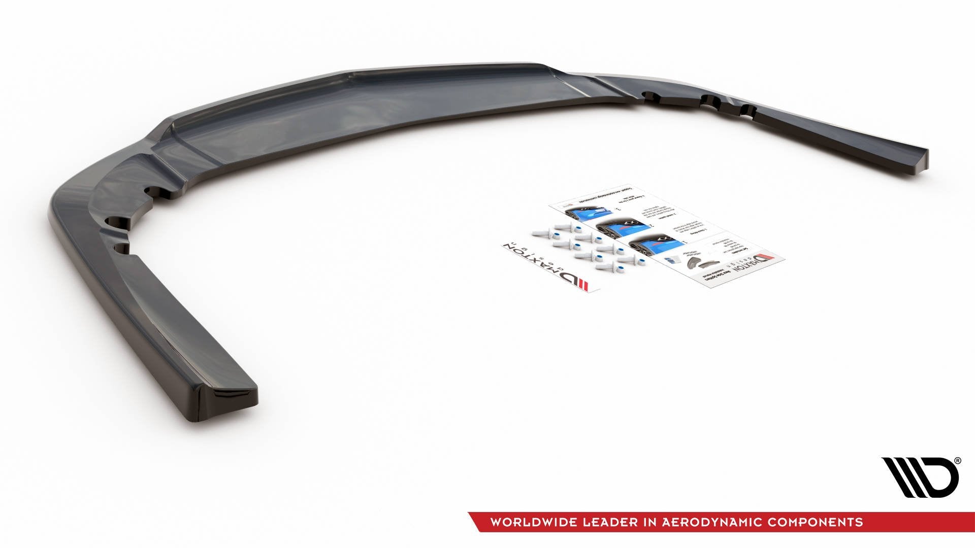 Mittlerer Diffusor Heck Ansatz für Opel Insignia Mk. 1 OPC Facelift schwarz Hochglanz