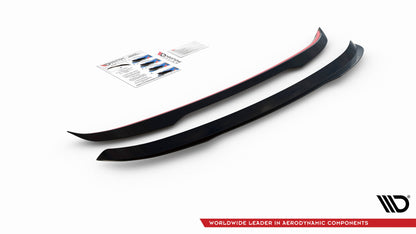 Spoiler CAP für BMW X5 M F15 schwarz Hochglanz