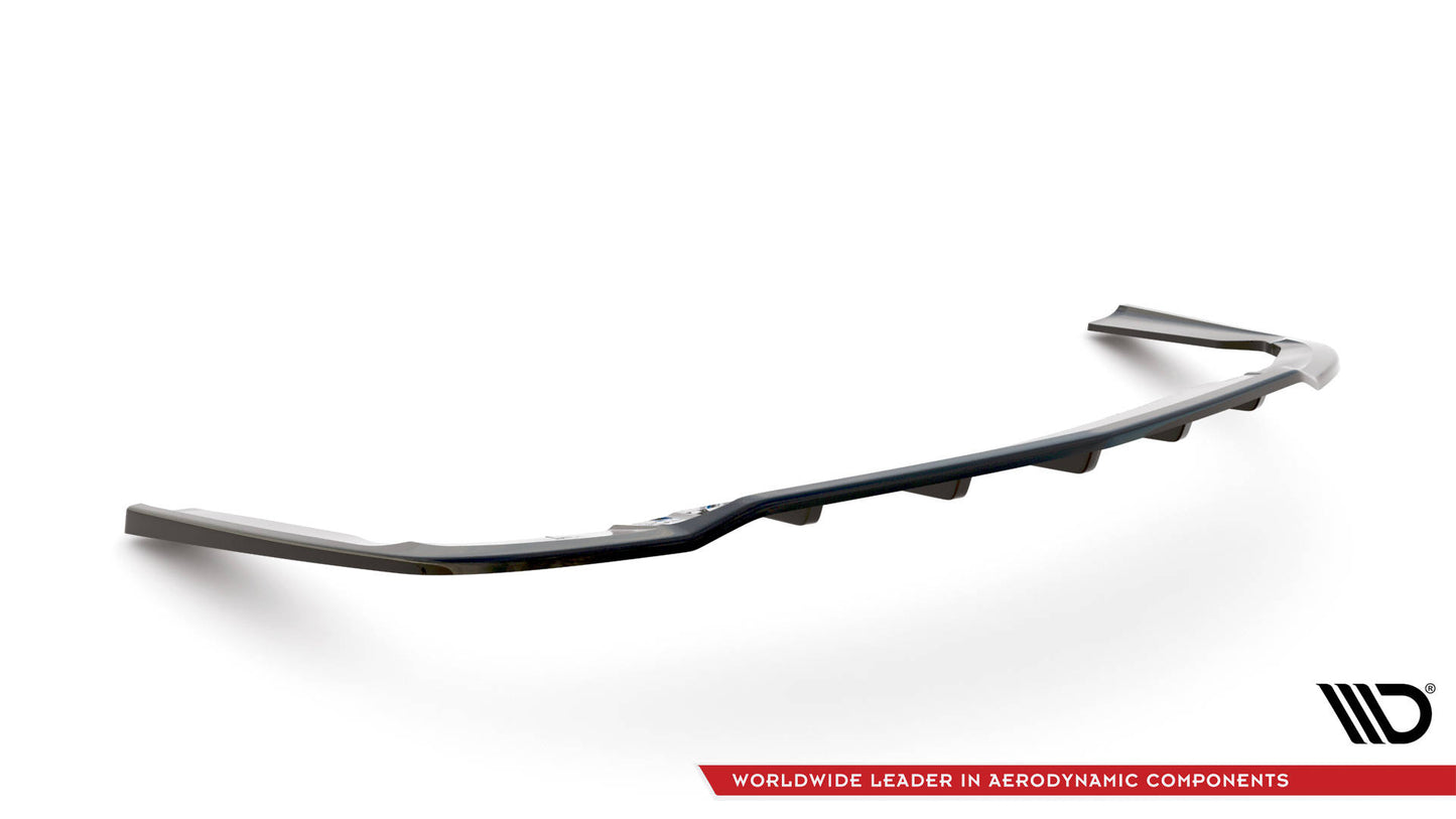 Mittlerer Diffusor Heck Ansatz DTM Look für Opel Insignia OPC Mk1 schwarz Hochglanz