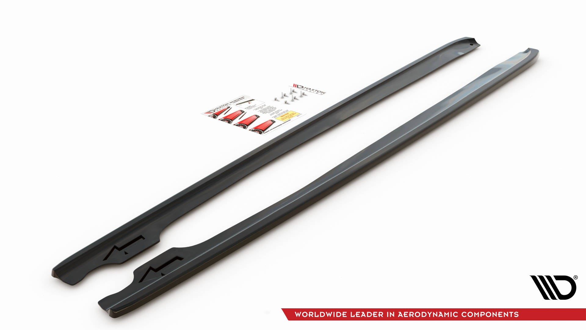Seitenschweller Ansatz für V.2 für BMW 3er Coupe M-Paket E46 schwarz Hochglanz