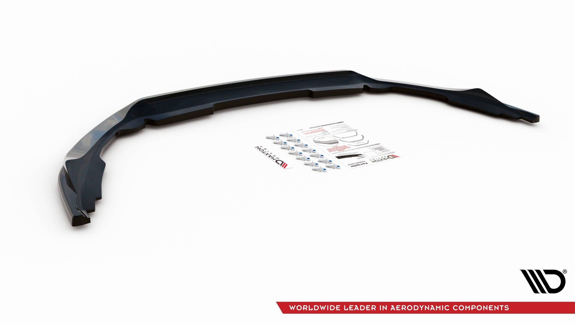 Front Ansatz V.1 für Ford Mondeo ST-Line Mk5 Facelift schwarz Hochglanz