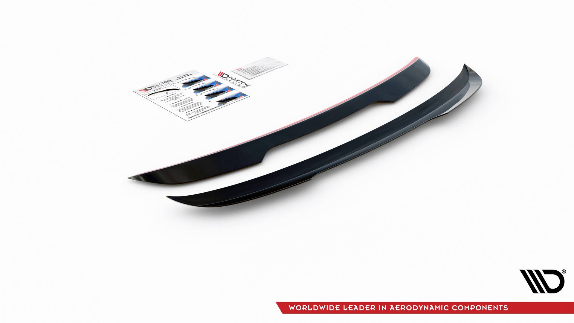 Spoiler CAP für Bentley Continental GT V8 S Mk2 schwarz Hochglanz