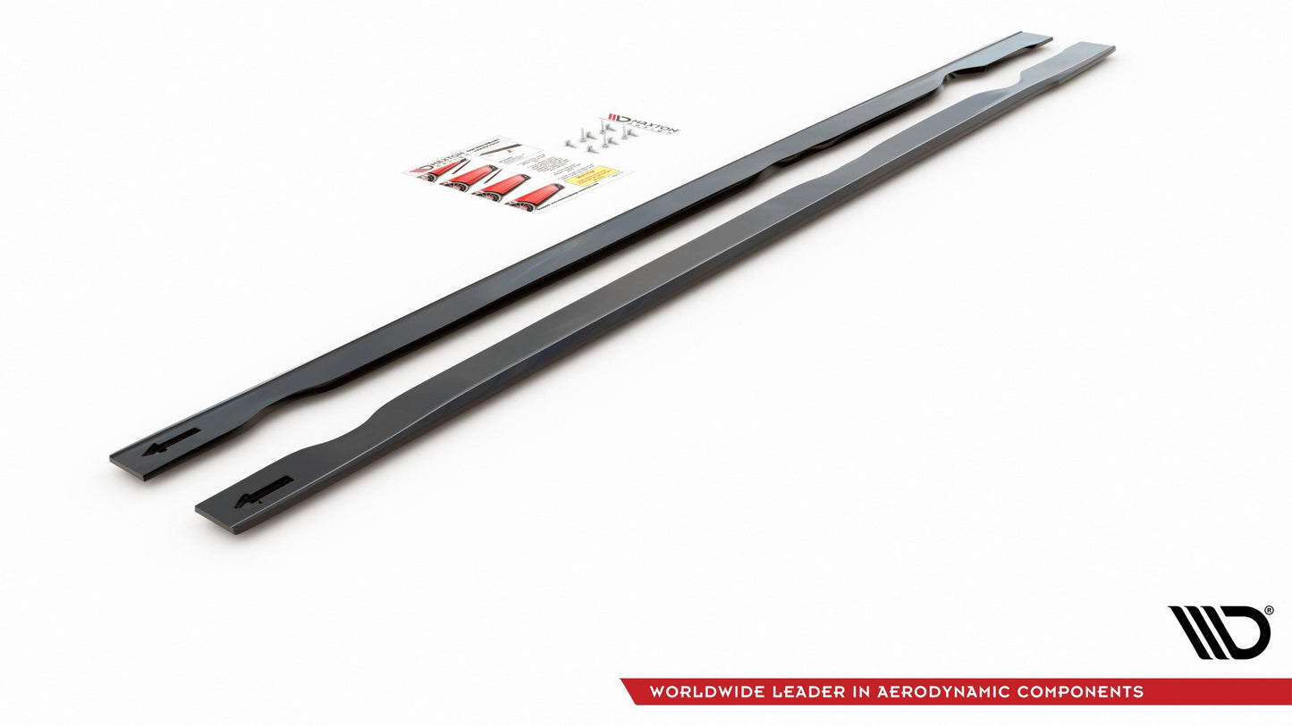 Seitenschweller Ansatz für VW Golf 7 GTI TCR  schwarz Hochglanz