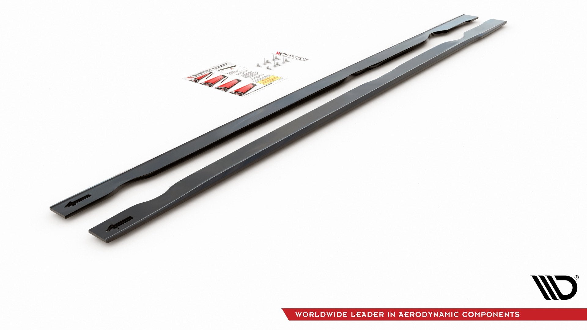 Seitenschweller Ansatz für VW Golf 7 GTI TCR  schwarz Hochglanz
