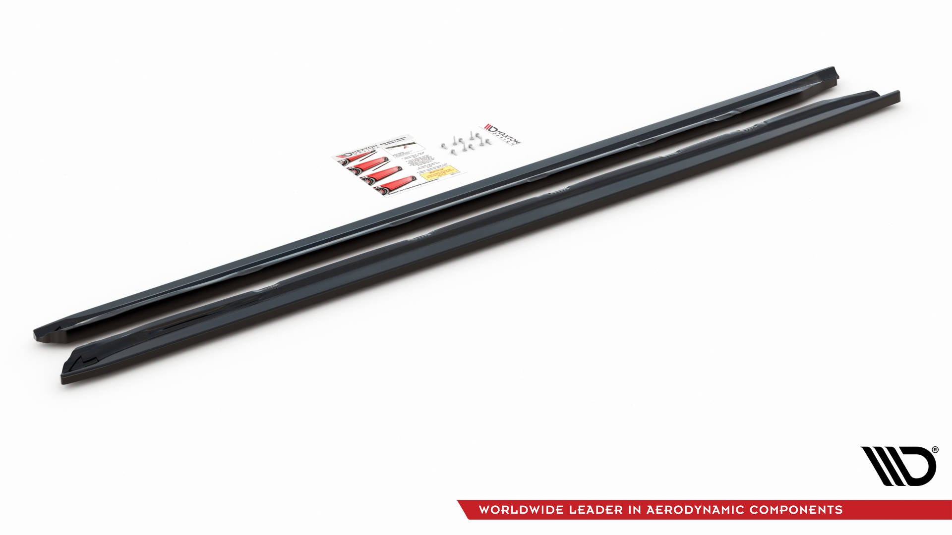 Seitenschweller Ansatz für Peugeot 508 GT Mk1 Facelift schwarz Hochglanz