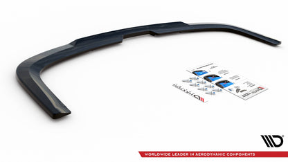 Mittlerer Diffusor Heck Ansatz DTM Look für Volkswagen Caddy Mk. 4 Carbon Look