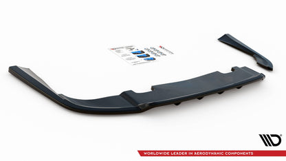Mittlerer Diffusor Heck Ansatz DTM Look für Volvo V90 Mk2 schwarz matt