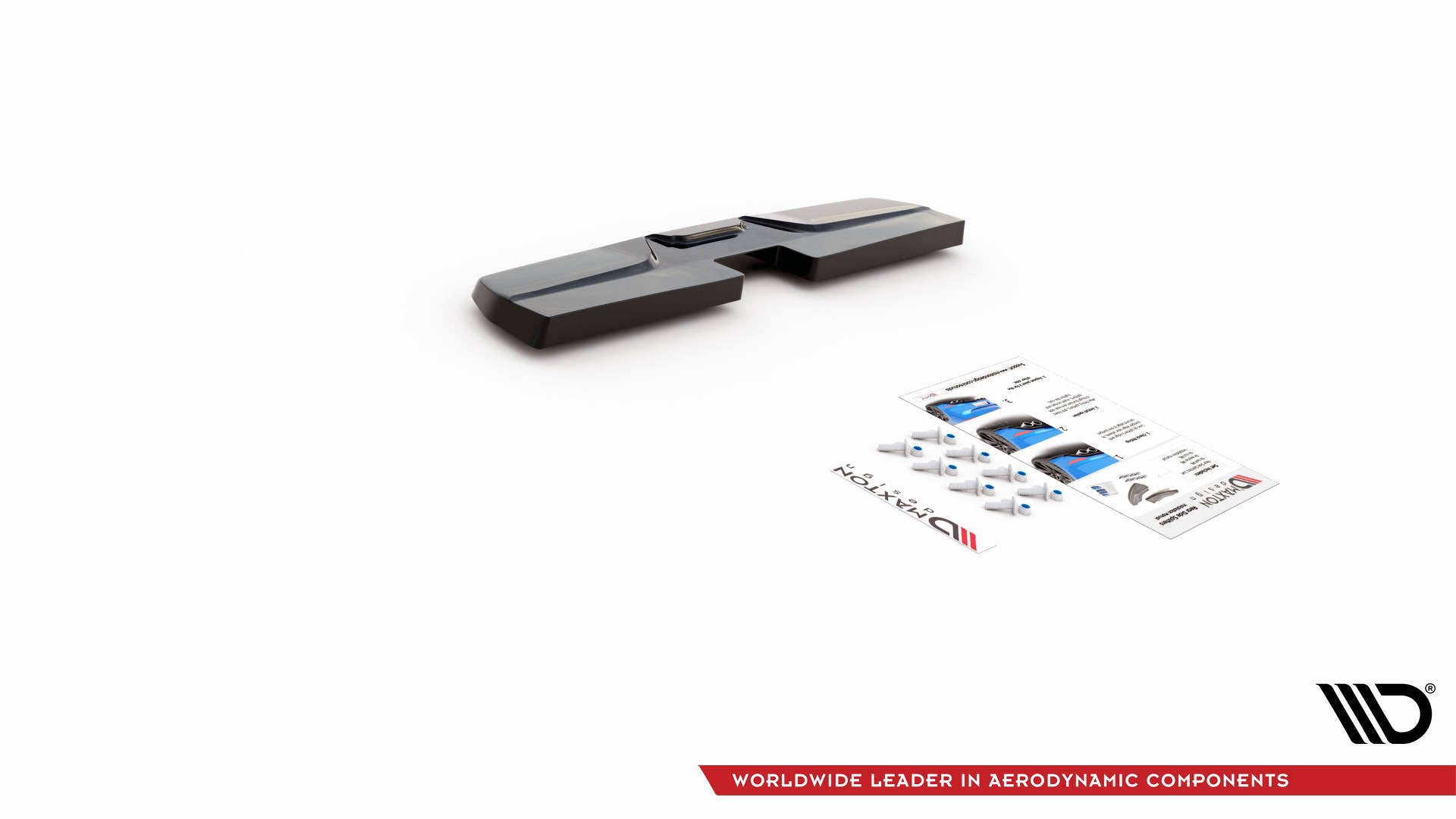 Mittlerer Diffusor Heck Ansatz für Nissan 370Z Nismo Facelift Carbon Look