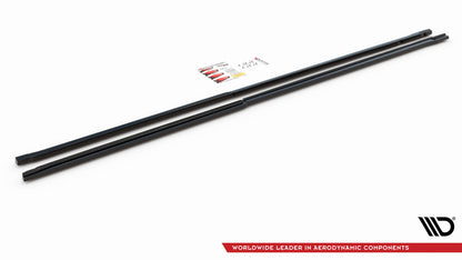 Seitenschweller Ansatz für Mercedes-Benz Vito Extra Long W447 Facelift Carbon Look