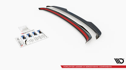 Spoiler CAP für Volvo V60 R-Design Mk2 schwarz matt