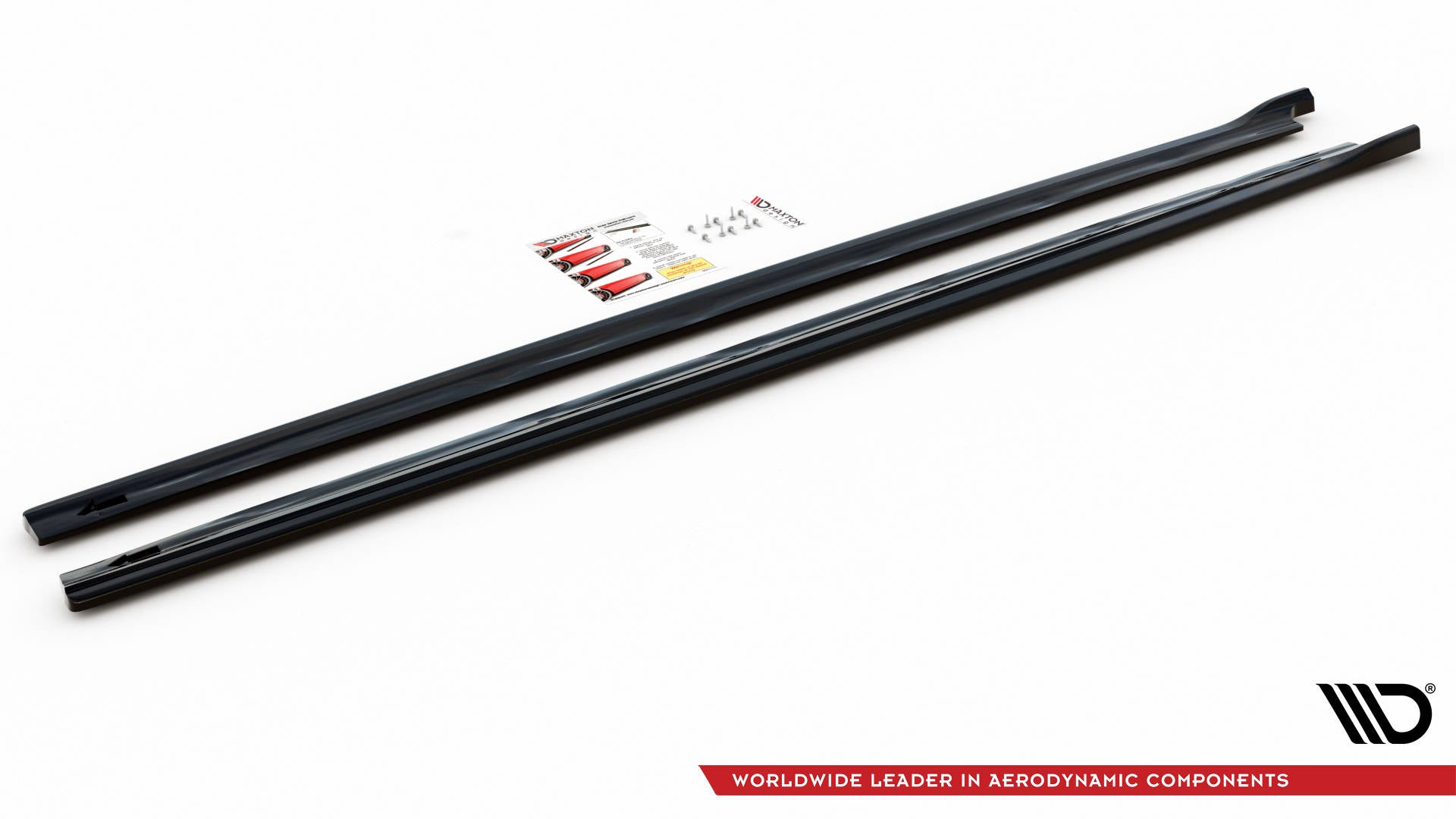 Seitenschweller Ansatz für Peugeot Partner Maxi Mk3 schwarz Hochglanz