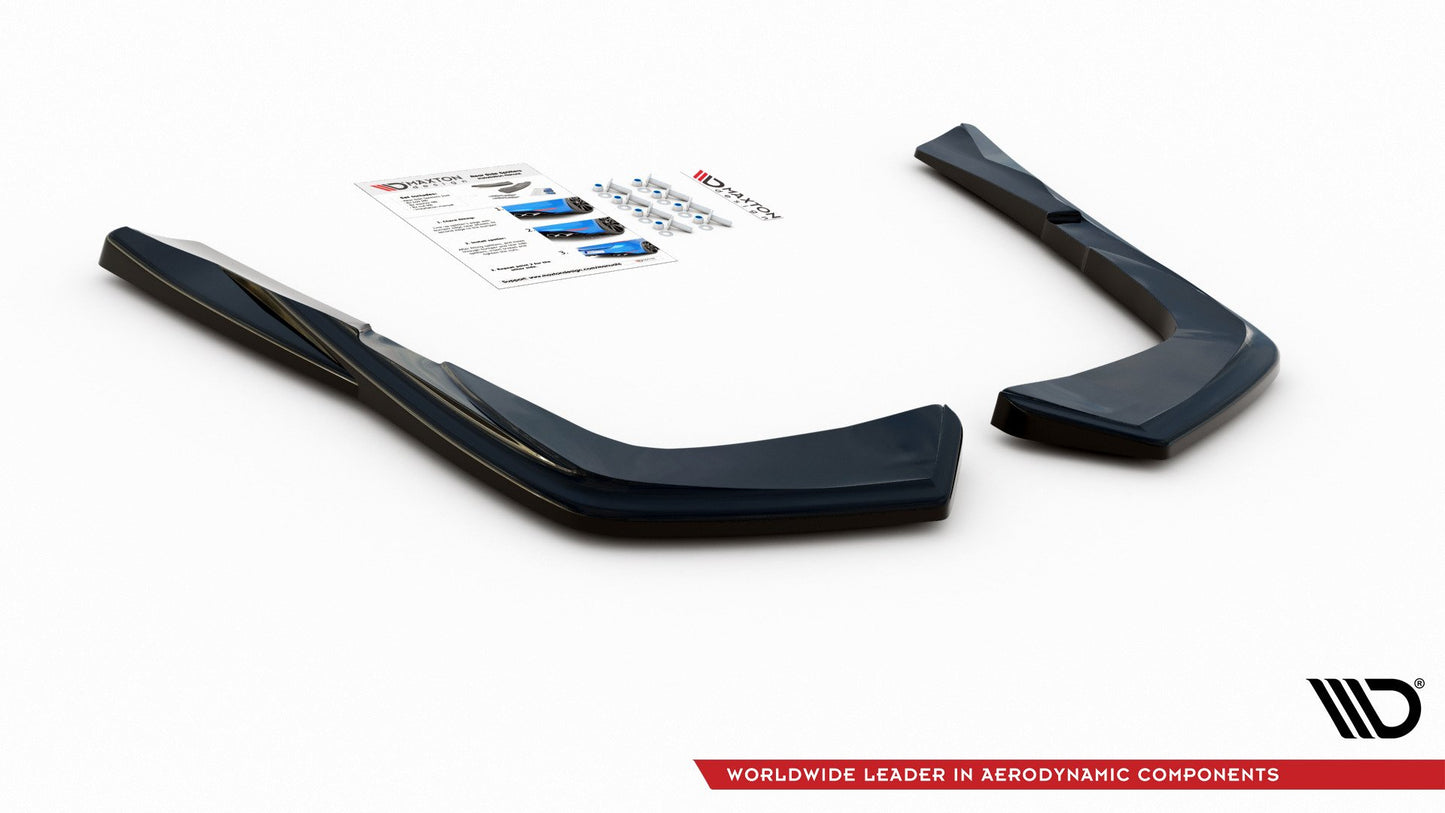 Heck Ansatz Flaps Diffusor für Mercedes-AMG GT 63 S 4-Door Coupe Aero Carbon Look