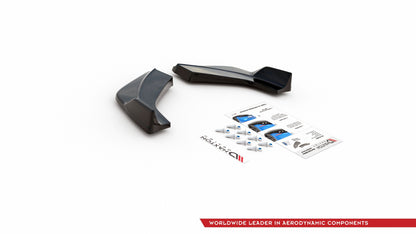 Heck Ansatz Flaps Diffusor V.3 für Hyundai I30 N Mk3 Hatchback Carbon Look