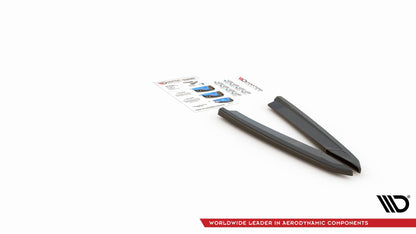 Heck Ansatz Flaps Diffusor V.1 für Skoda Octavia RS Mk4 schwarz matt