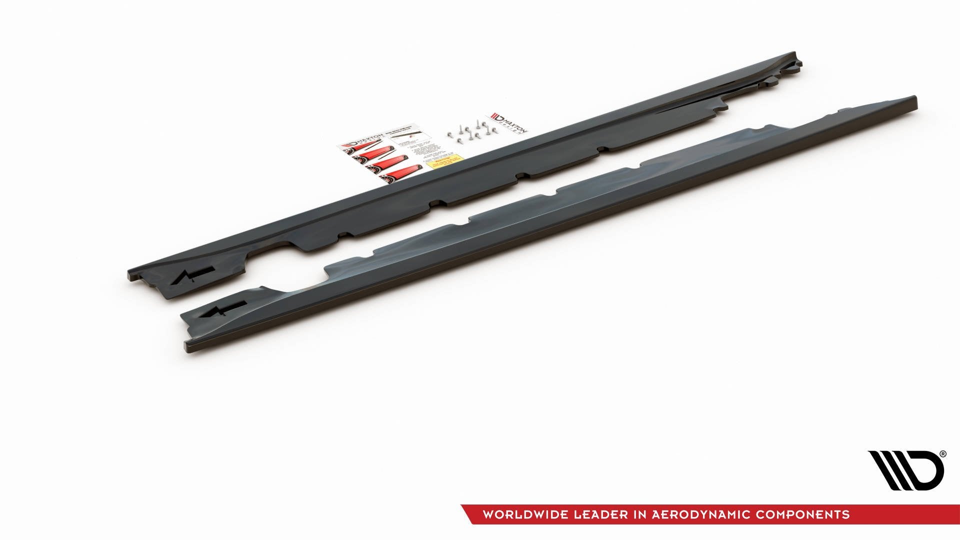 Seitenschweller Ansatz für Mini Cooper / One R50 schwarz matt