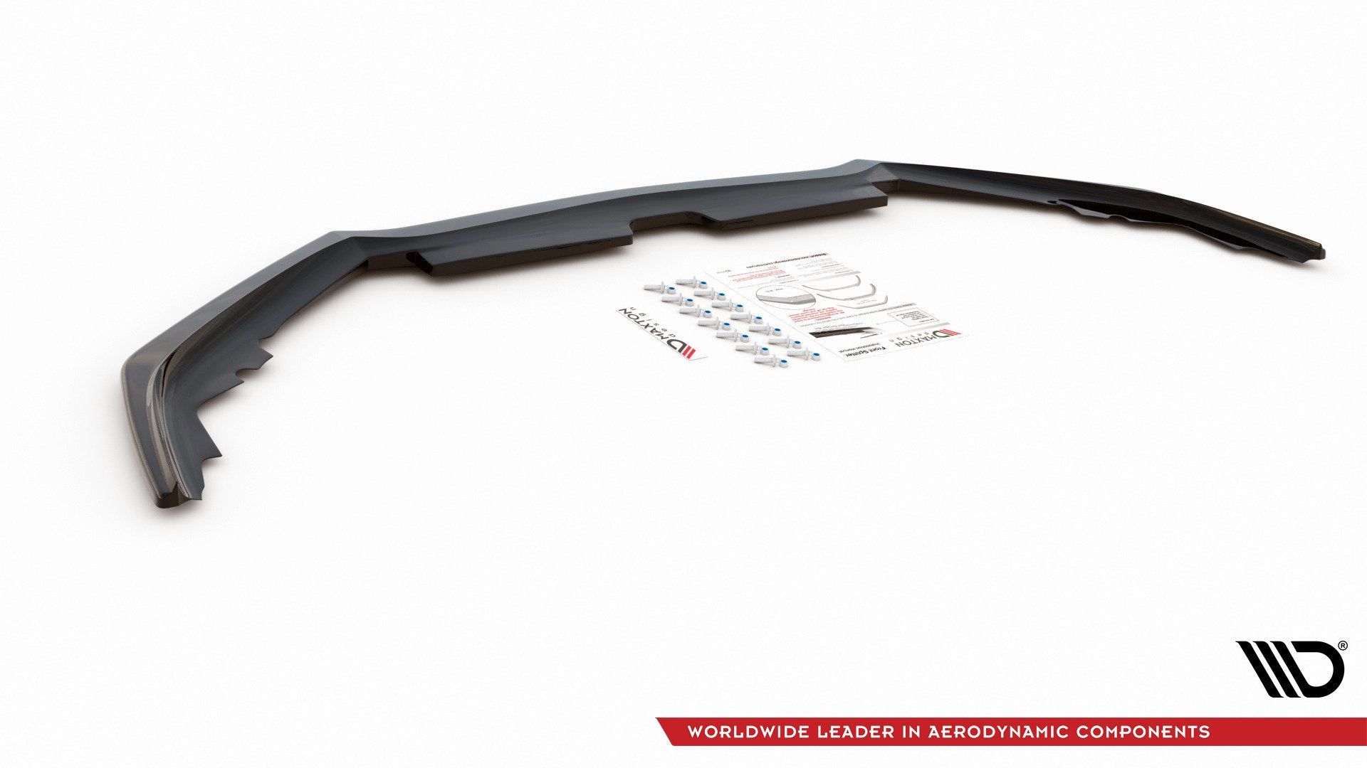 Front Ansatz für Honda Accord VIII (CU Series) Facelift schwarz matt