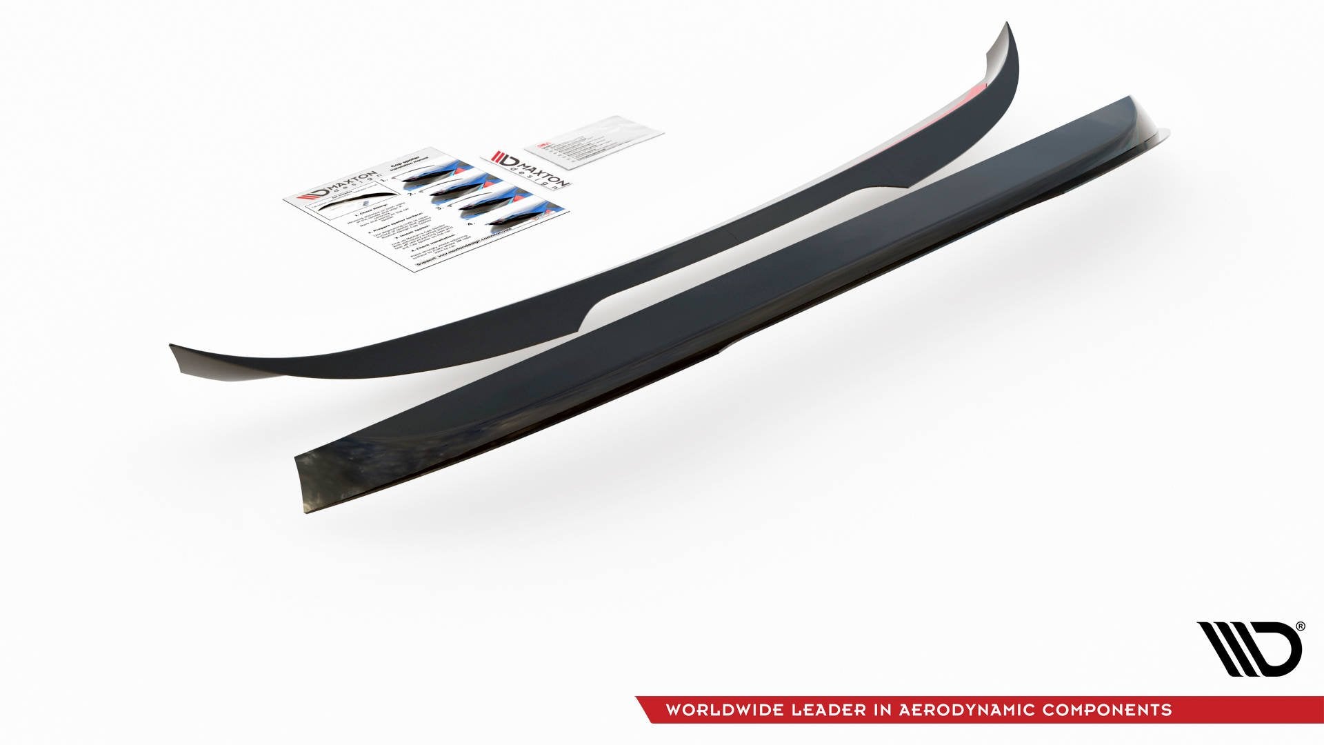 Spoiler CAP für Volkswagen Caddy Mk. 4 schwarz Hochglanz