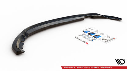 Mittlerer Diffusor Heck Ansatz für Citroen DS4 schwarz matt