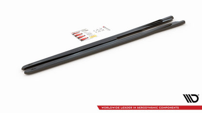 Seitenschweller Ansatz für V.1 für Toyota GR Yaris Mk4 schwarz Hochglanz
