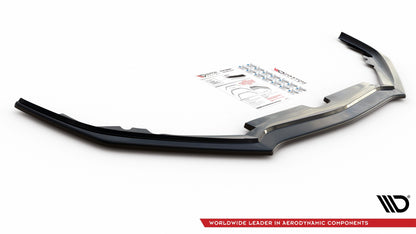 Front Ansatz für Honda Accord VIII (CU Series) Facelift schwarz matt