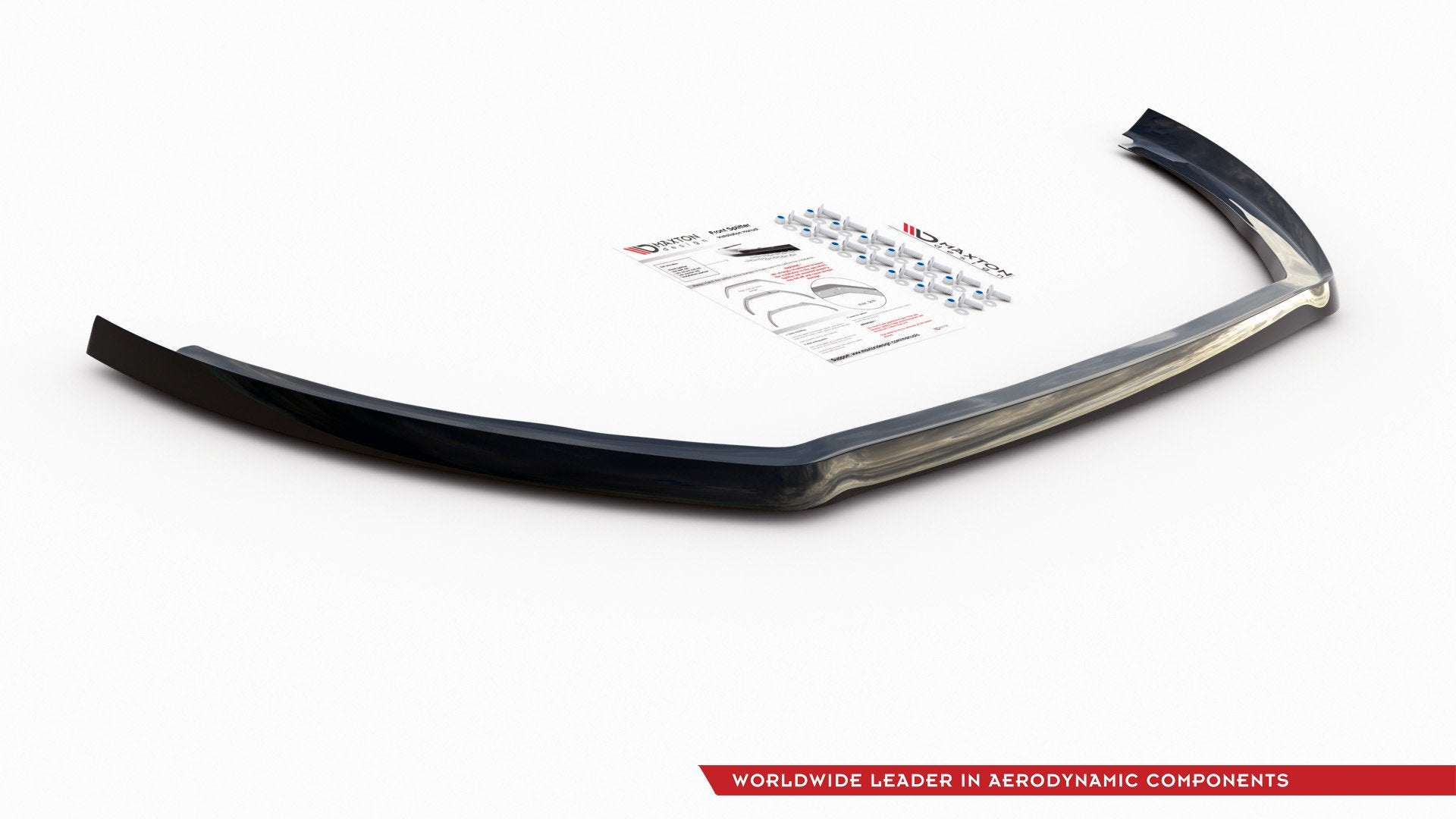 Front Ansatz V.6 für Ford Fiesta Mk8 ST / ST-Line schwarz Hochglanz