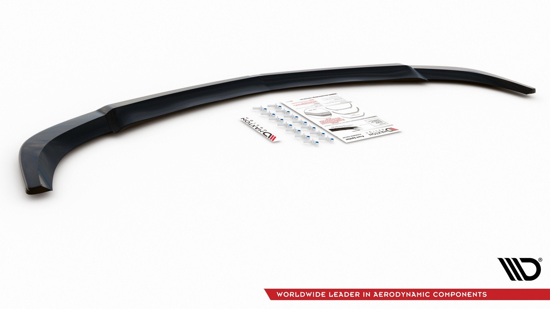 Front Ansatz für Mercedes C-Klasse W204 AMG-Line Facelift schwarz matt