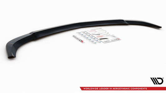 Front Ansatz für Mercedes C-Klasse W204 AMG-Line Facelift schwarz matt