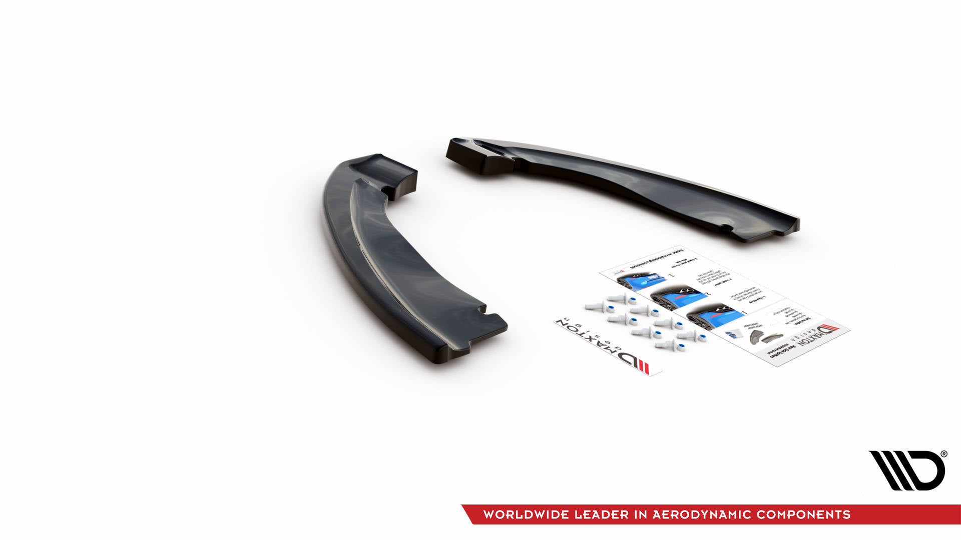 Heck Ansatz Flaps Diffusor für BMW X5 M F15 Carbon Look