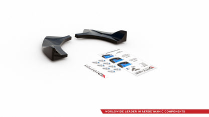 Heck Ansatz Flaps Diffusor V.2 für Ford FIesta Mk8 ST schwarz matt