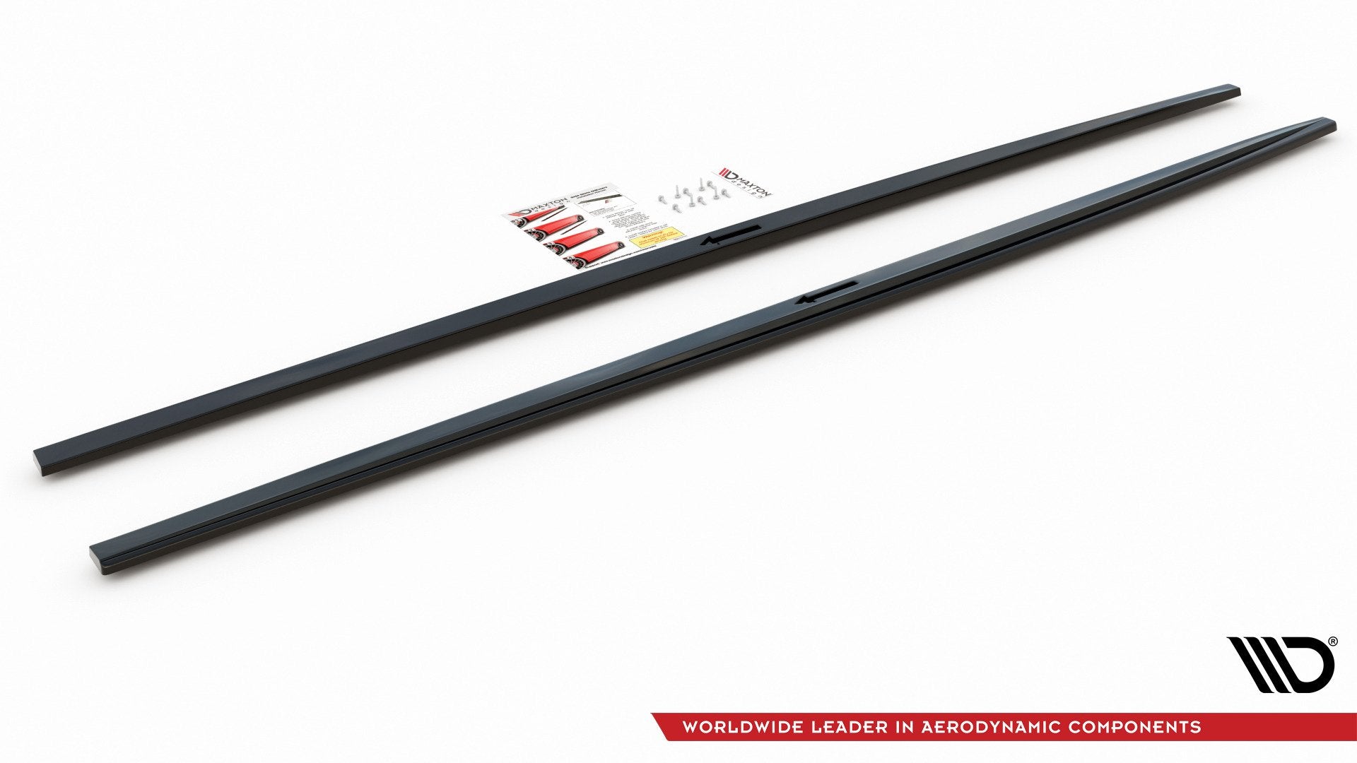 Seitenschweller Ansatz für Audi A7 C8 S-Line / S7 C8 schwarz matt