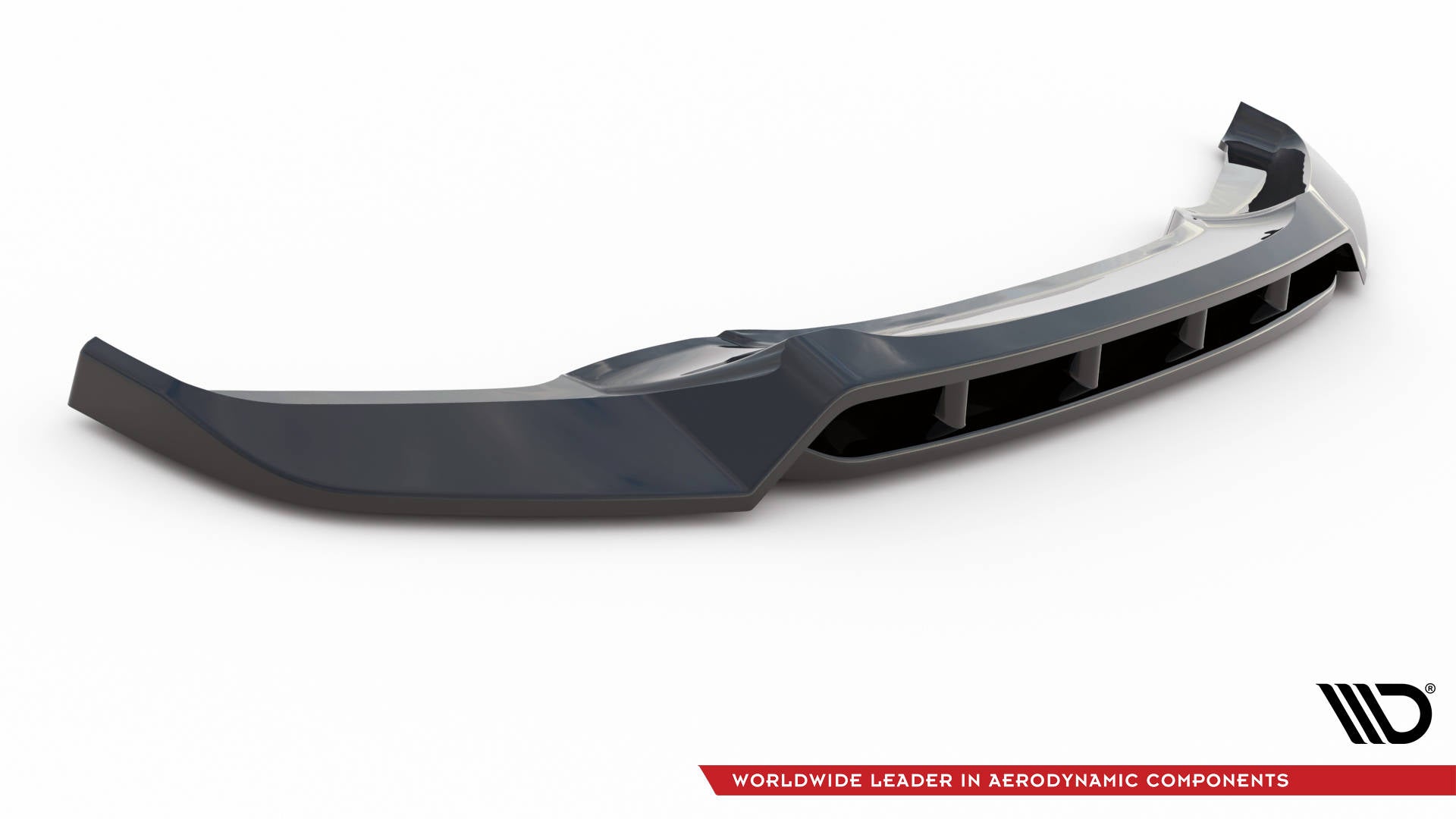 Front Ansatz V.2 für BMW X6 M-Paket F16 schwarz Hochglanz