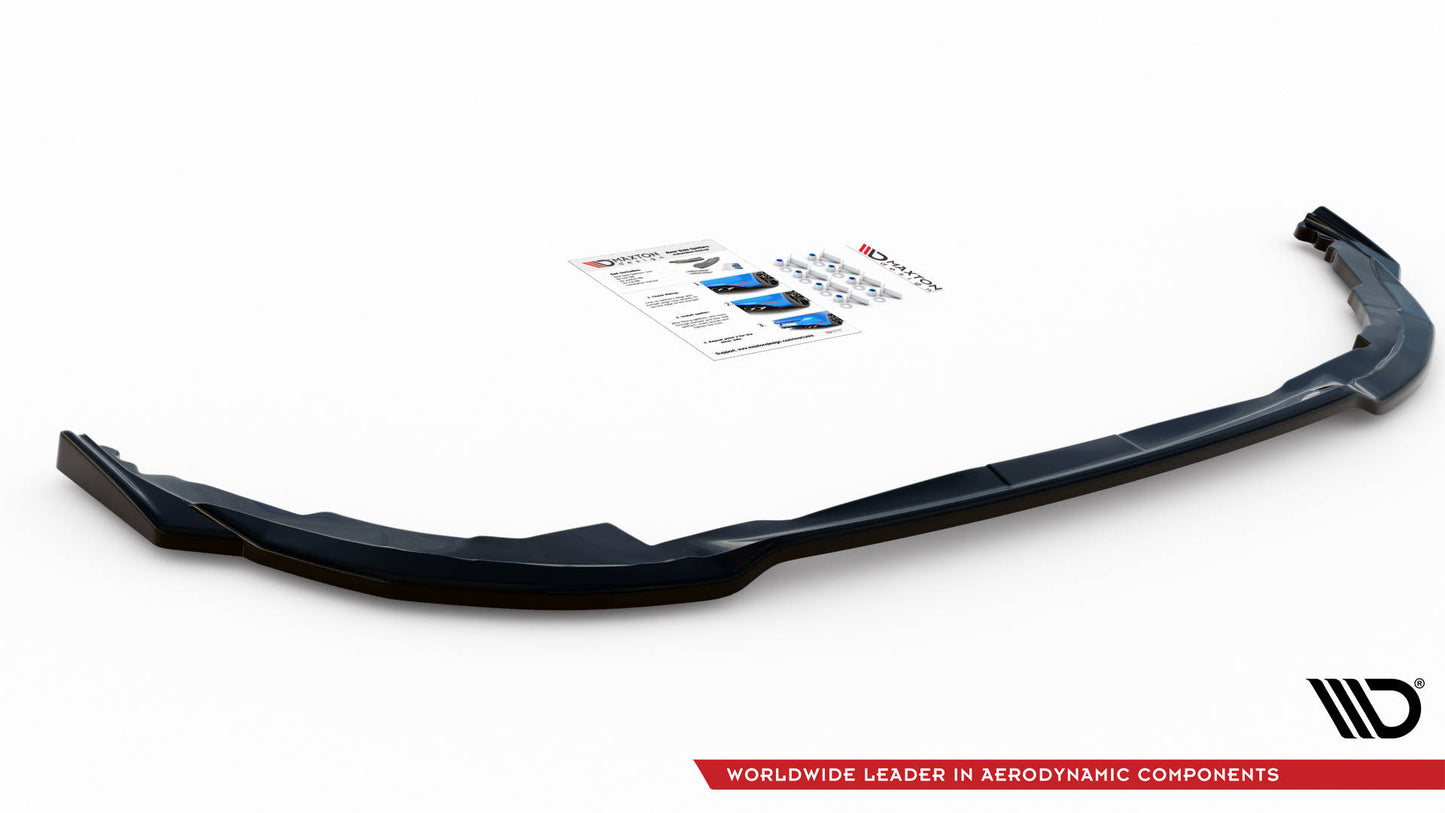 Mittlerer Diffusor Heck Ansatz für Toyota Corolla GR Sport Hatchback XII Carbon Look