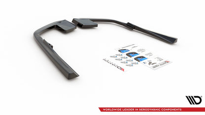 Heck Ansatz Flaps Diffusor für Volvo S60/V60 R-Design Mk3 Carbon Look