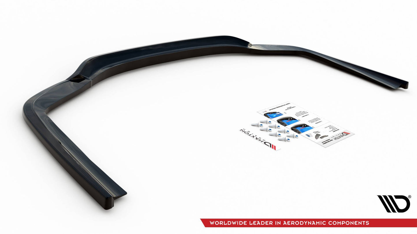 Mittlerer Diffusor Heck Ansatz DTM Look für BMW 7 M-Paket G11 schwarz Hochglanz