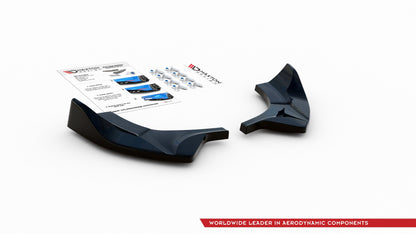 Heck Ansatz Flaps Diffusor V.2 für Ford FIesta Mk8 ST schwarz matt