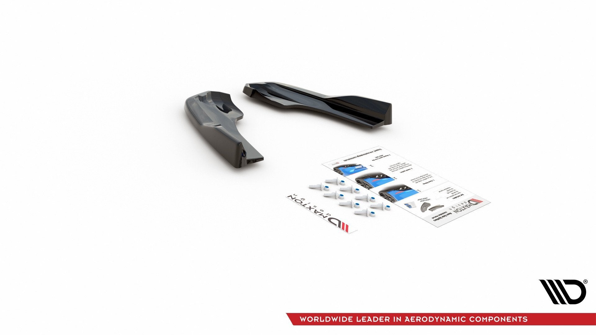 Heck Ansatz Flaps Diffusor V.3 für Ford Focus ST Mk4  Carbon Look