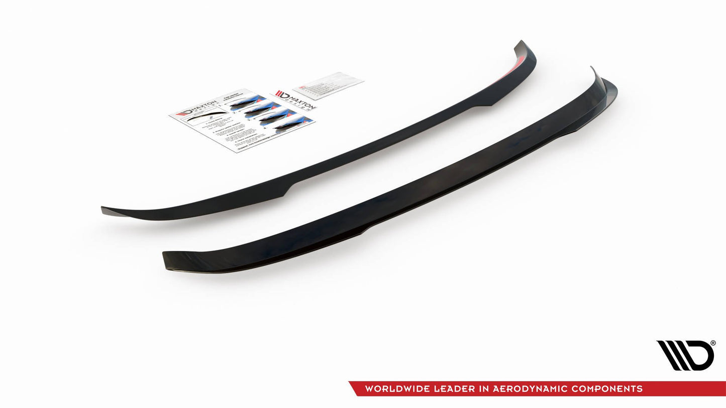 Spoiler CAP für BMW 3er Touring G21 M-Paket schwarz Hochglanz
