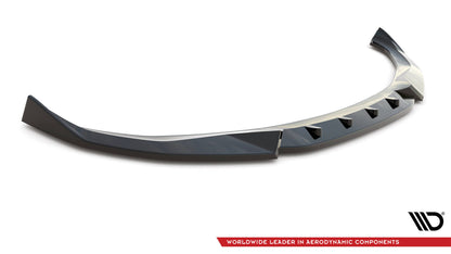 Front Ansatz V.2 für BMW 4er Gran Coupe M-Paket G26 schwarz Hochglanz