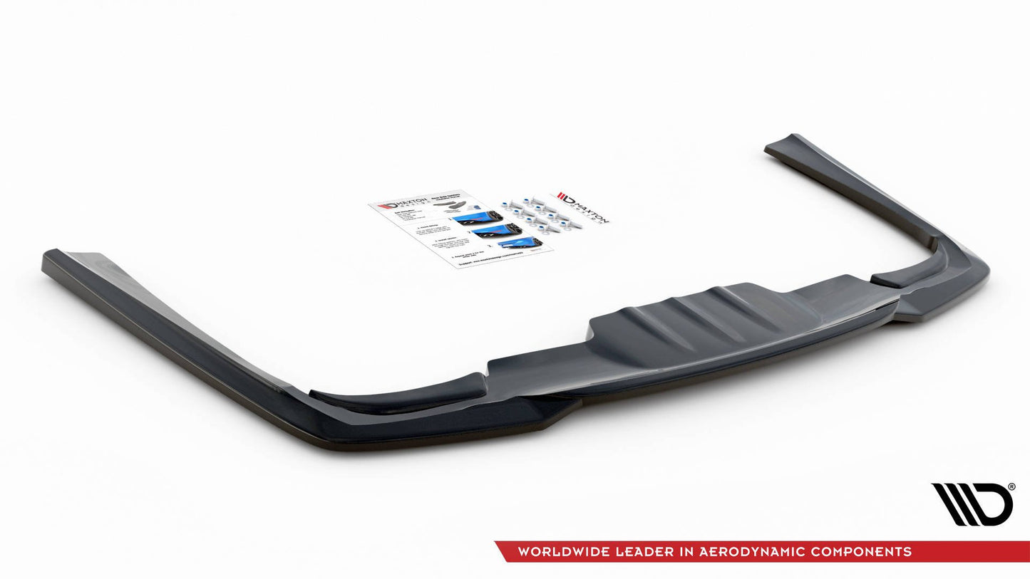 Mittlerer Diffusor Heck Ansatz für Mercedes-Benz E W213 Carbon Look