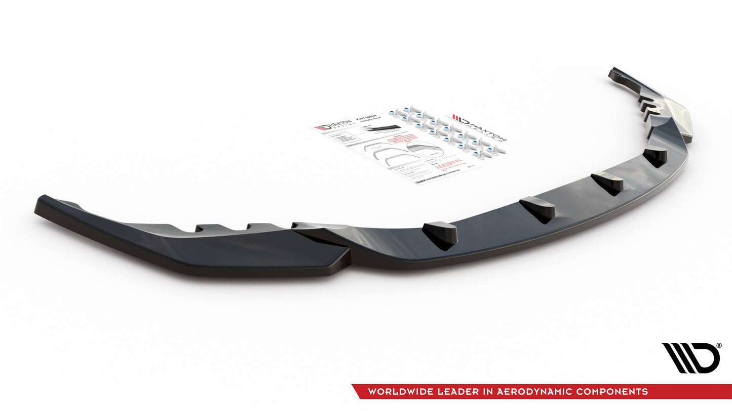 Front Ansatz V.2 für BMW M4 G82 / M3 G80 schwarz Hochglanz