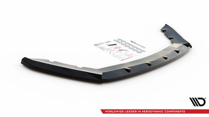 Front Ansatz V.1 für Seat Leon Mk3 schwarz Hochglanz