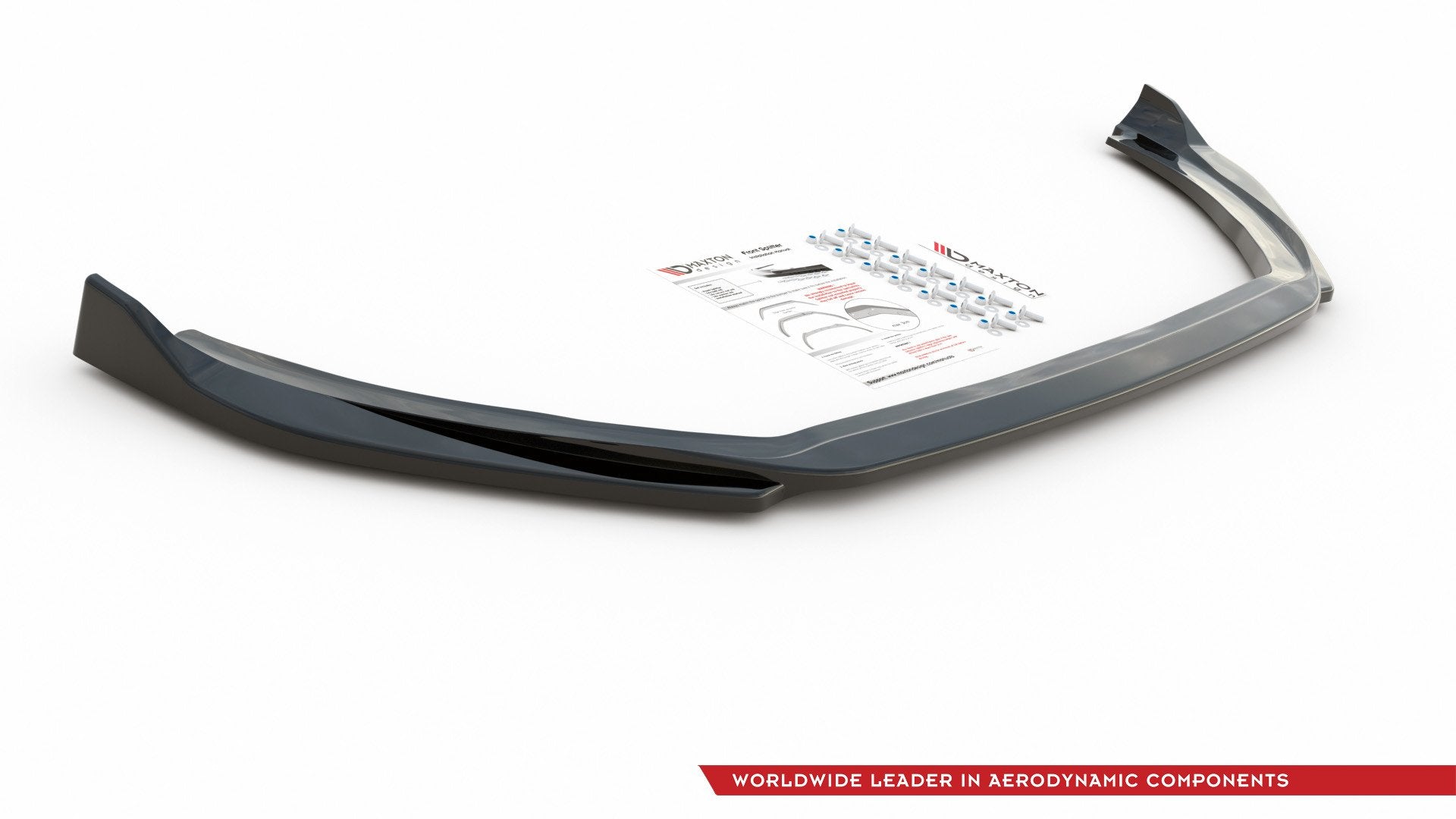 Front Ansatz V.4 für Ford Fiesta Mk8 ST / ST-Line schwarz matt