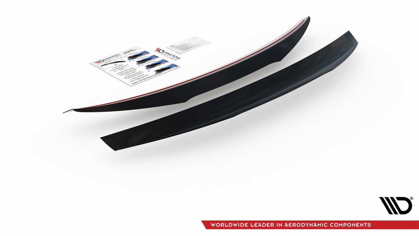 Spoiler CAP für Fiat 124 Spider Abarth schwarz matt