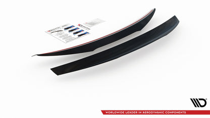 Spoiler CAP für Fiat 124 Spider Abarth schwarz matt