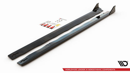 Seitenschweller Ansatz für + Flaps  Ford Mustang GT Mk6 Facelift