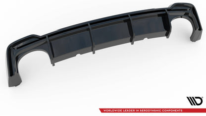 Diffusor Heck Ansatz für Audi RS6 C8 / RS7 C8 schwarz Hochglanz
