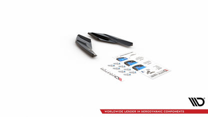 Heck Ansatz Flaps Diffusor für VW Golf 8  Carbon Look