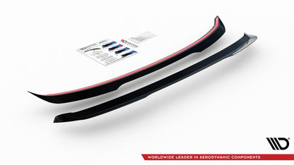 Spoiler CAP V.1 für Skoda Kodiaq Mk1 Sportline/RS schwarz Hochglanz